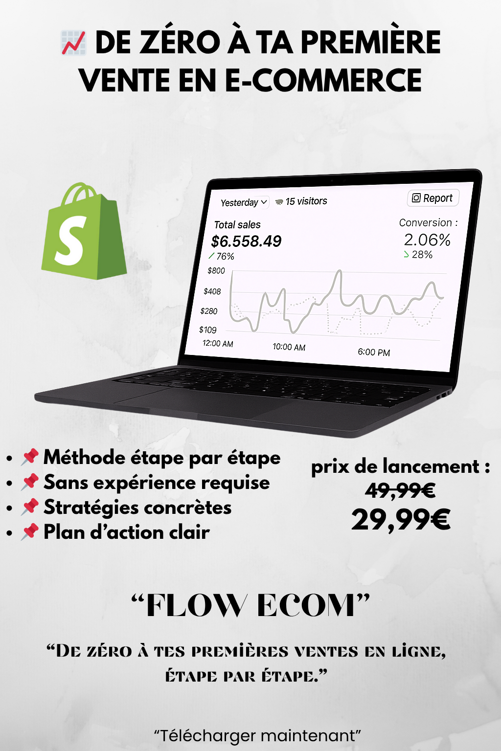 📈 De zéro à ta première vente en e-commerce